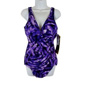 *Miraclesuit Peregrina  Tummy Control  One Piece Swimsuit